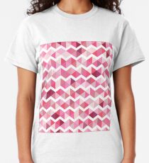 Pink chevron Classic T-Shirt