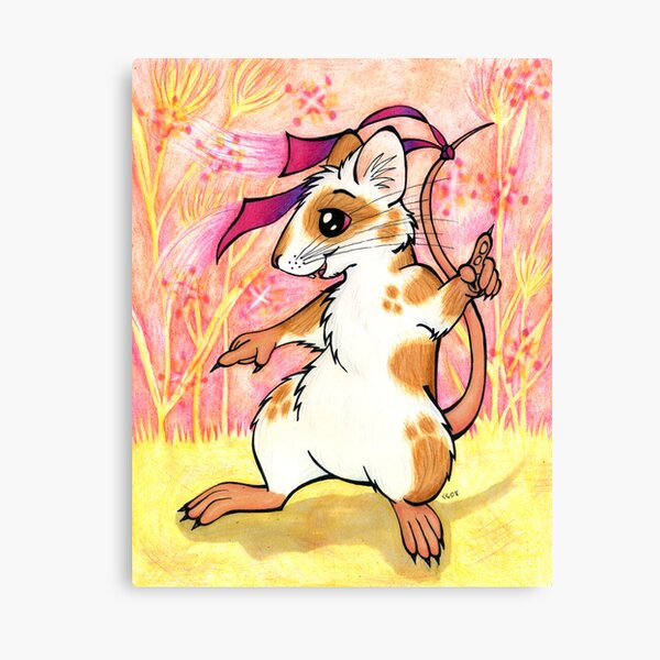 Boogie Mouse - Partying in the Field! Canvas Print