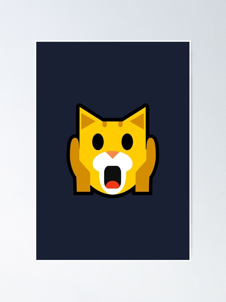 Angry Cat Emoji Art Board Print for Sale by Luke Thornton