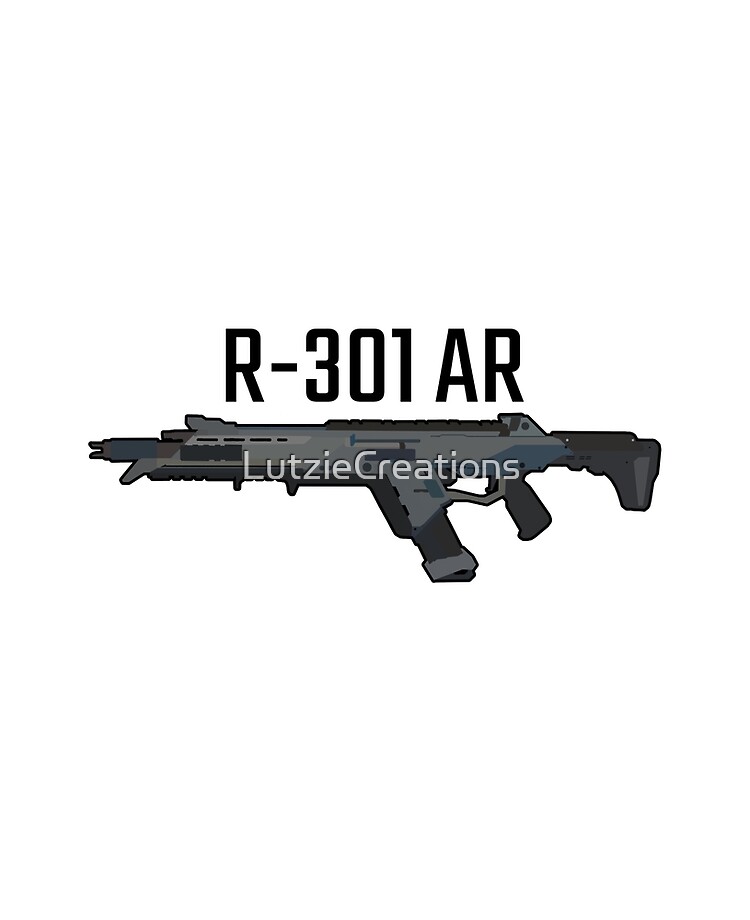 Apex Legends R 301 Assault Rifle White Ipad Case Skin By Lutziecreations Redbubble