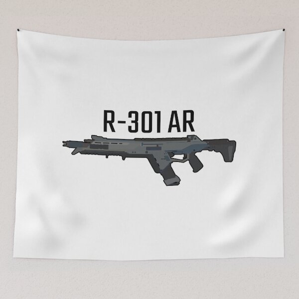 Item preview, Apex Legends R-301 Assault Rifle White designed and sold by LutzieCreations.