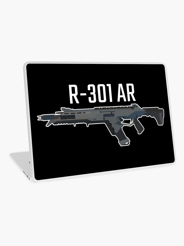 Apex Legends R 301 Assault Rifle Black Laptop Skin By Lutziecreations Redbubble