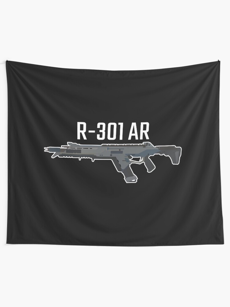 Apex Legends R 301 Assault Rifle Black Tapestry By Lutziecreations Redbubble