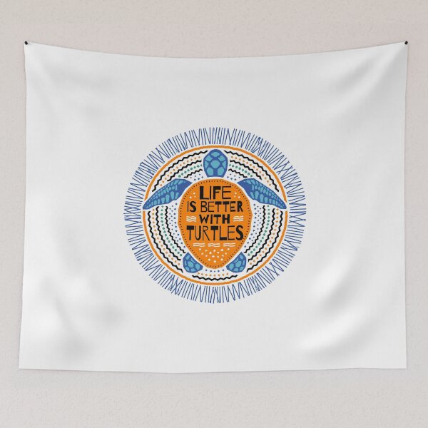 Item preview, Boho Turtle - Life Is Better With Turtles designed and sold by Bangtees.