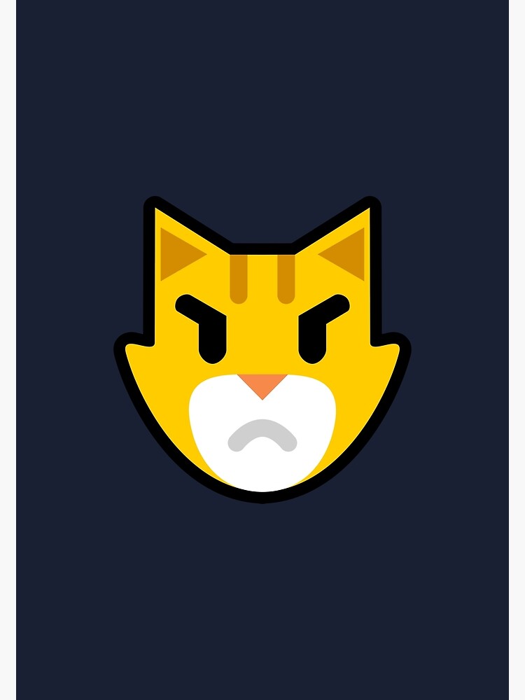 Angry Cat Emoji Kids T-Shirt for Sale by Luke Thornton