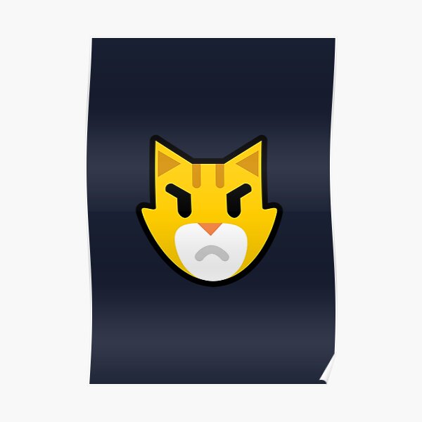 "Angry Cat Emoji" Poster by Feelklin | Redbubble