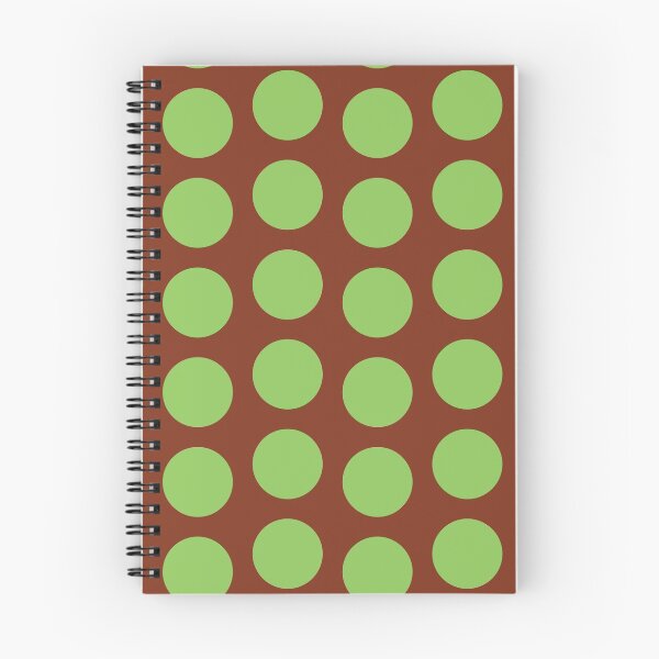 Item preview, Green Brown Polka Dots Offset Seamless Repeat Pattern designed and sold by 2CreativeNomads.