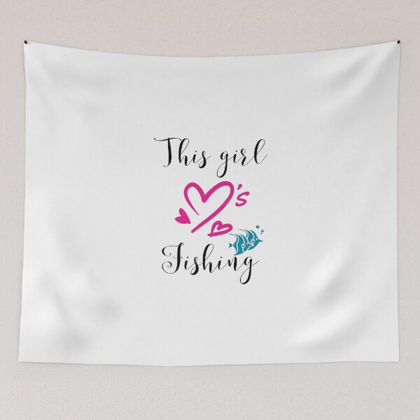Item preview, This Girl Loves Fishing designed and sold by SereneSouls.