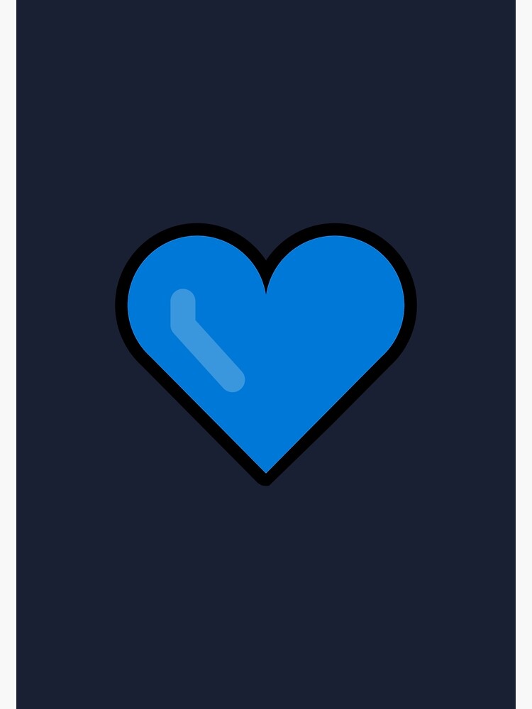 Blue Heart Emoji (U+1F499)