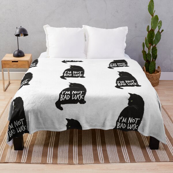 Item preview, I'm Not Bad Luck - Black cats designed and sold by Stick With The Animals.