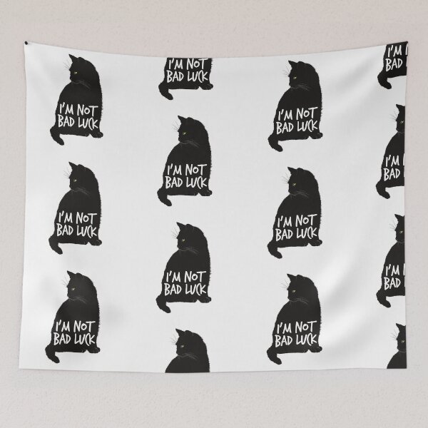 Item preview, I'm Not Bad Luck - Black cats designed and sold by Stick With The Animals.