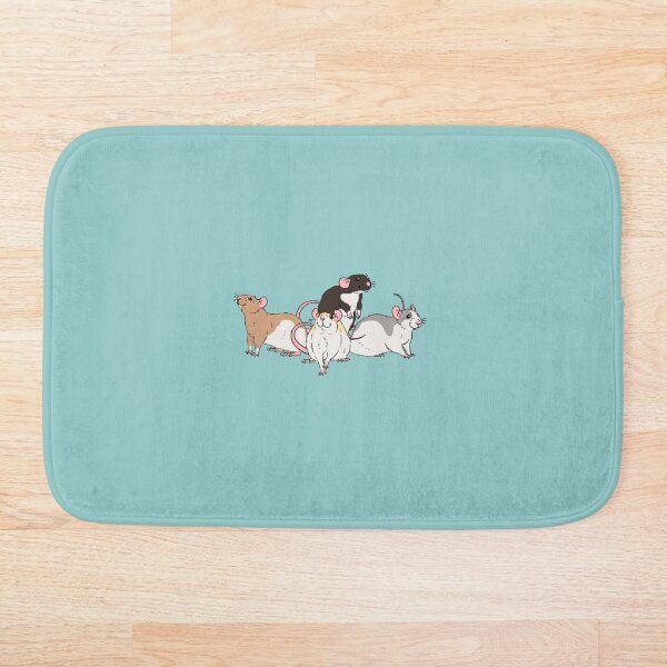 Rat Group Bath Mat