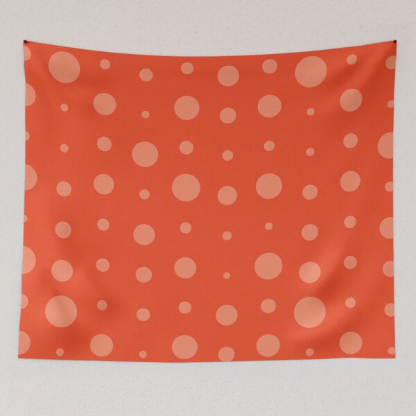 Item preview, Pink Coral Polka Dots Random Seamless Repeat Pattern designed and sold by 2CreativeNomads.