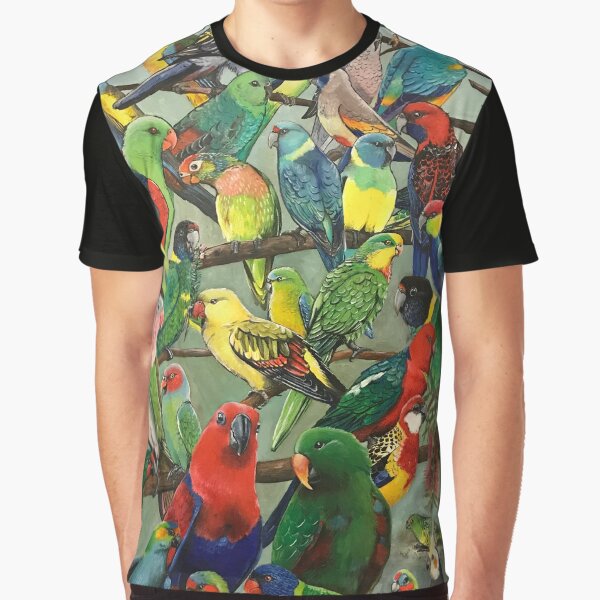 Australian Parakeets Graphic T-Shirt