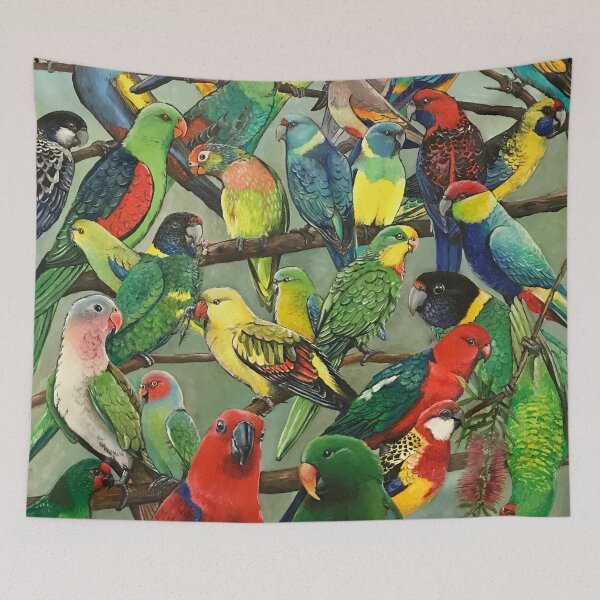 Item preview, Australian Parakeets designed and sold by Skye Elizabeth  Carroll.