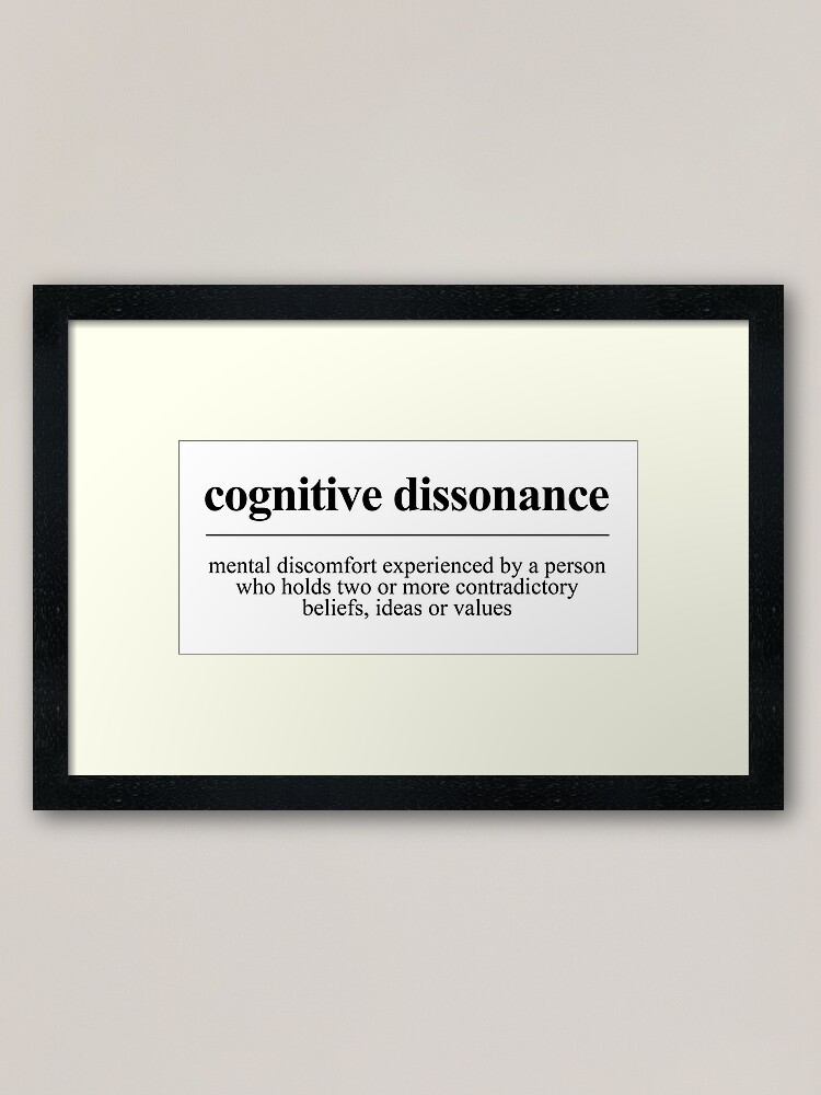 Cognitive Dissonance Definition Poster ubicaciondepersonas.cdmx.gob.mx