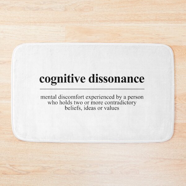 Item preview, Cognitive Dissonance - Definition designed and sold by Stick With The Animals.