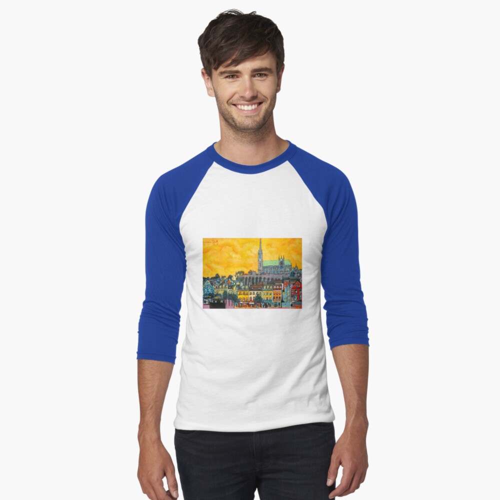 Item preview, Baseball ¾ Sleeve T-Shirt designed and sold by eolai.
