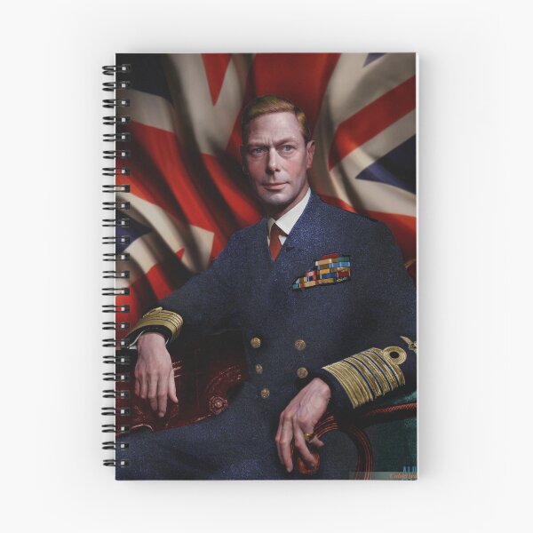 Item preview, King George VI of England, colorized by Alex Lim from a photo taken by Yousuf Karsh, 1943 designed and sold by lexmil.
