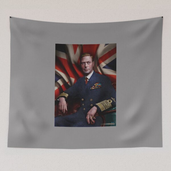 Item preview, King George VI of England, colorized by Alex Lim from a photo taken by Yousuf Karsh, 1943 designed and sold by lexmil.