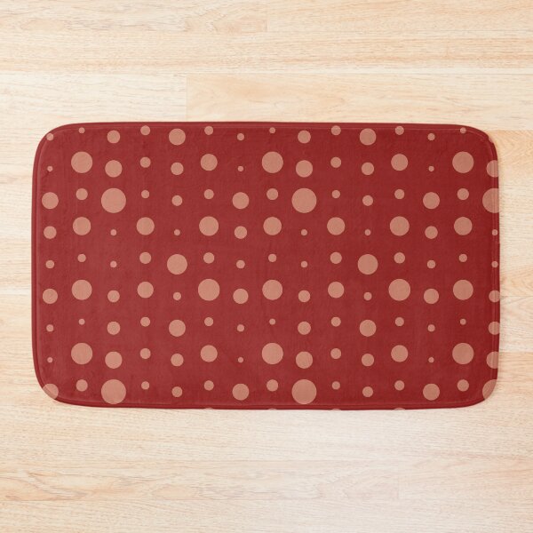 Item preview, Pink Maroon Polka Dots Seamless Repeat Pattern designed and sold by 2CreativeNomads.