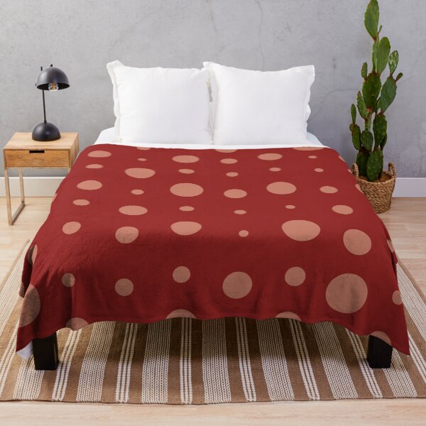 Item preview, Pink Maroon Polka Dots Seamless Repeat Pattern designed and sold by 2CreativeNomads.