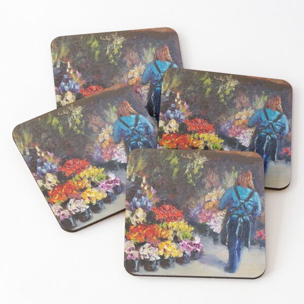 Item preview, Franciska Howard, Artist, Painting, A Florists Palette, Florist, Flowers designed and sold by Franciska Howard.