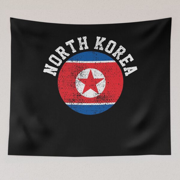 Item preview, North Korea Flag designed and sold by 4tomic.