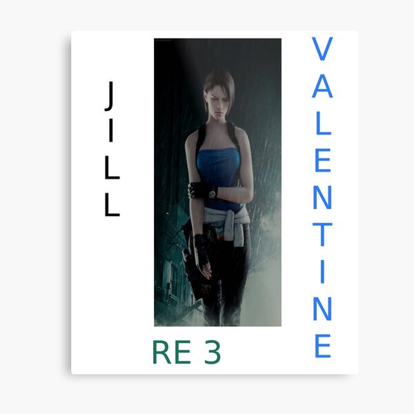 Jill Valentine RE 3 Metal Print