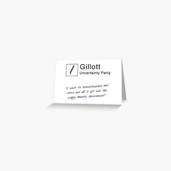 I went to DemocracyLand and voted... Greeting Card