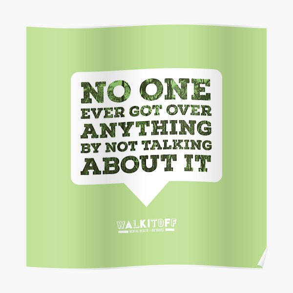 WALKITOFF "No one got over..." Poster