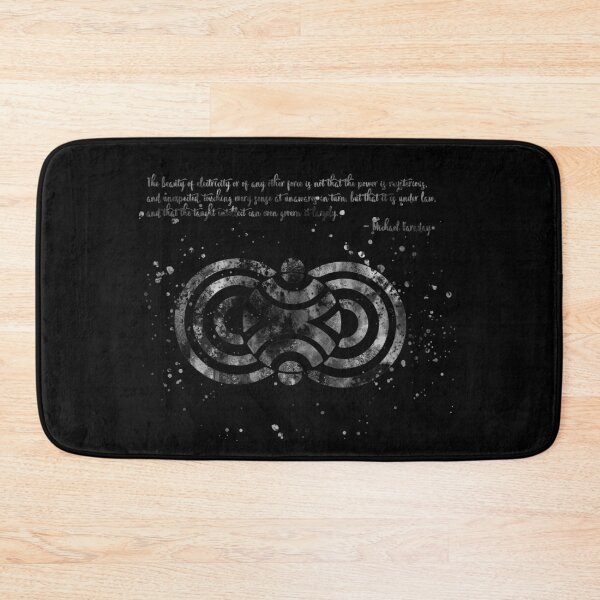 Item preview, Faraday quote with magnetic fields  designed and sold by Rosaliartbook.