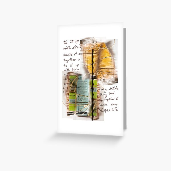 bundled life Greeting Card