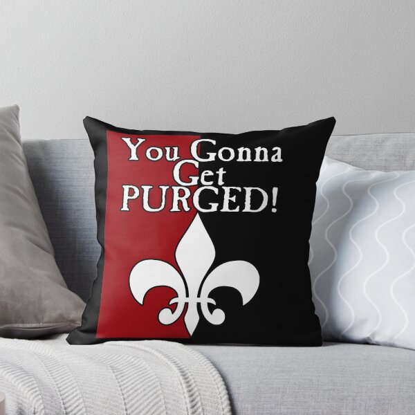 Item preview, Copy of You Gonna Get Purged Fleur De Lis designed and sold by SideQuest - Scribbled Chaos!.