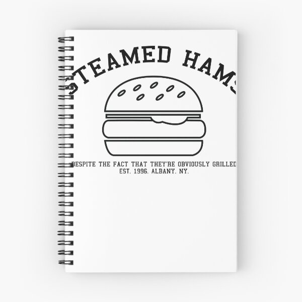 Item preview, Steamed Hams (Black Variant) designed and sold by Ebonrook.