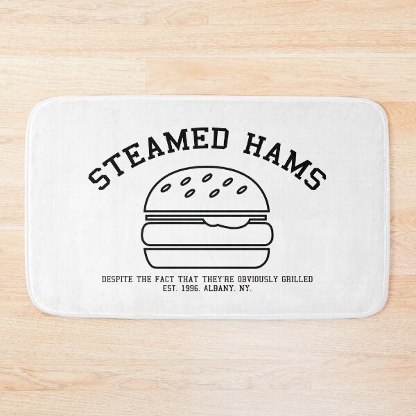 Item preview, Steamed Hams (Black Variant) designed and sold by Ebonrook.