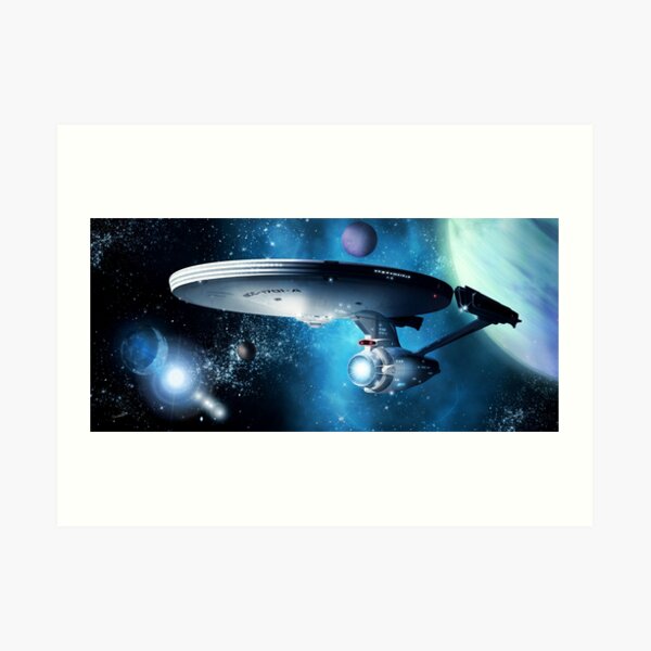 Enterprise A - Where Silence Has Lease Art Print