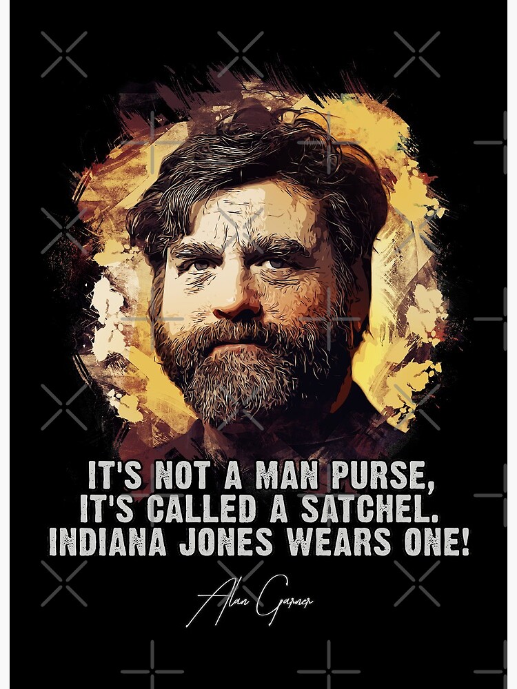 Impression Rigide Ce N Est Pas Un Sac A Main D Homme Celebre Citation De Film Par Naumovski Redbubble