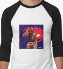 Camiseta ¾ bicolor para hombre Homenaje al Rap