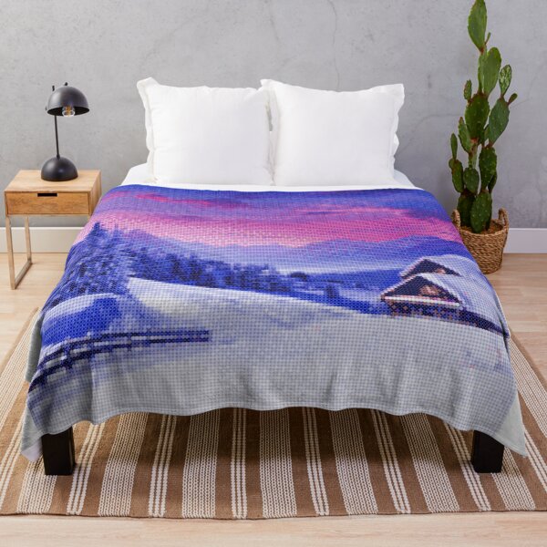 Item preview, Pixelated winter Scene designed and sold by Hvll1116.