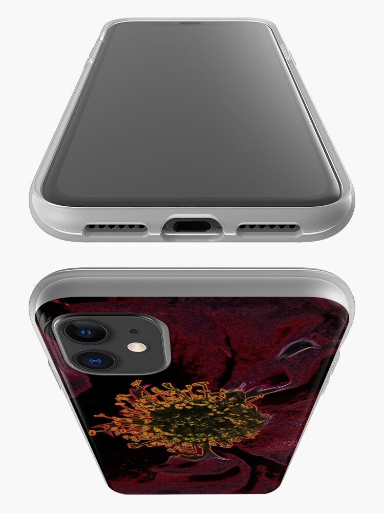 Alternative Ansicht von Bush Rosen Neon iPhone-Hülle & Cover