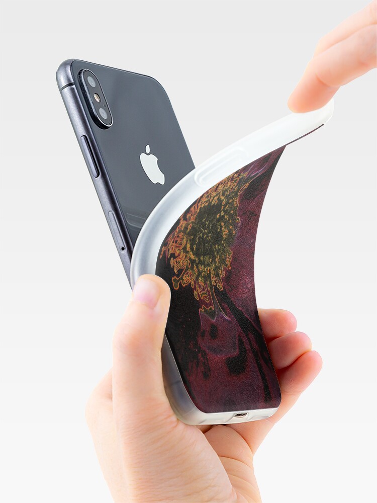 Alternative Ansicht von Bush Rosen Neon iPhone-Hülle & Cover