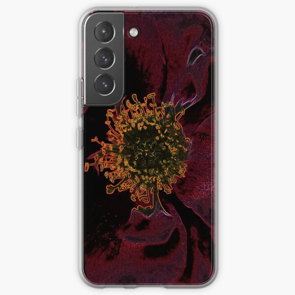 Bush Rosen Neon Samsung Galaxy Flexible Hülle