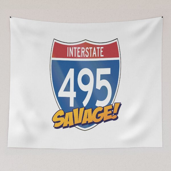 Item preview, 495 Sign Pop Art Long Island New York Interstate  New York Raised Me  designed and sold by ProjectX23.