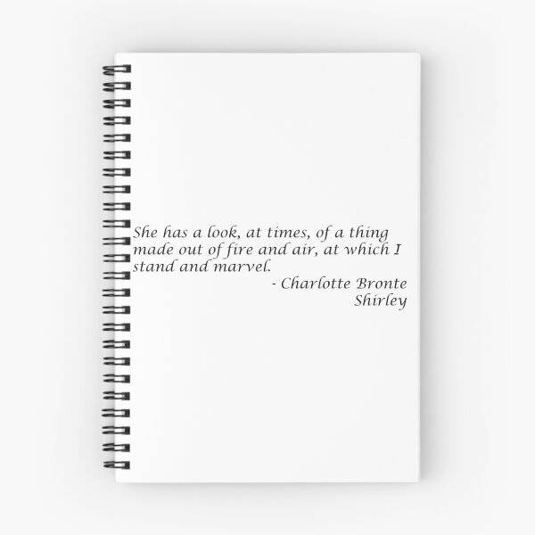 Item preview, Charlotte Bronte Shirley Quote designed and sold by BeccaC27.