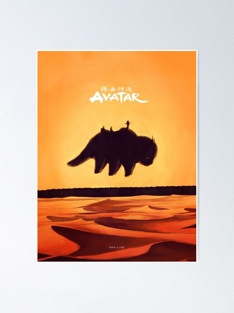 avatar the last airbender book 3 poster