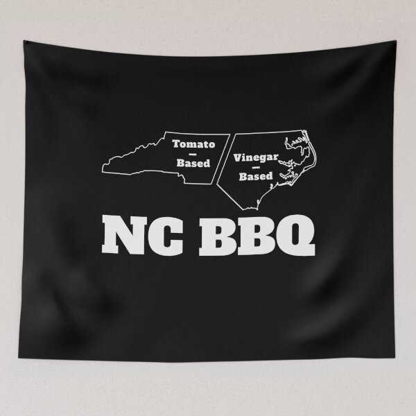 Artikelvorschau, NC BBQ North Carolina Barbecue Wettbewerb Rivalität Pit Master entworfen und verkauft von The Junto Shop.