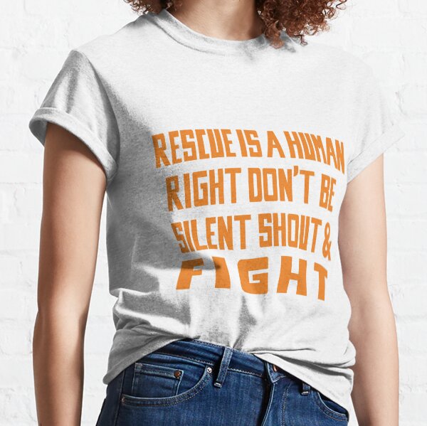 Rescue is a Human Right Classic T-Shirt