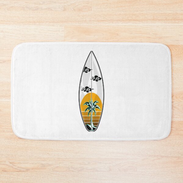 Item preview, Surfboard with palm designed and sold by nmdesigns1.