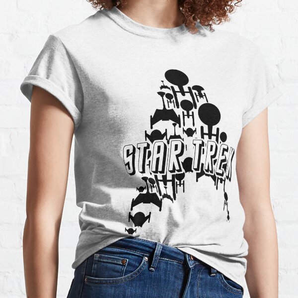 Starship Trek (Black Variant) Classic T-Shirt